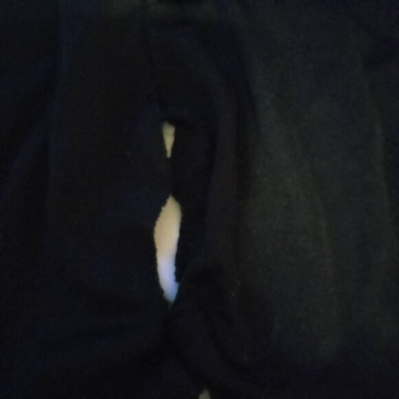 Black Pirate Costume Shorts Jagged Hem Kids Small - Picture 3 of 3